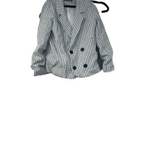 Belati boys Double-Breasted Blazer with Wide Lapels & shorts green checks